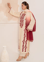 JAZMIN-UNSTITCHED 3PC LAWN EMBROIDERED SUIT-PK-4649