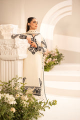 MIRANA-UNSTITCHED 3PC LAWN EMBROIDERED SUIT-PK-4701