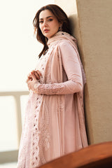QALAMQAR-UNSTITCHED 3PC LAWN CHIKAANKARI EMBROIDERED SUIT-PK-4727