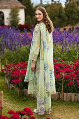 MARIA.B-UNSTITCHED 3PC LAWN DIGITAL PRINTED EMB SUIT-PK-013