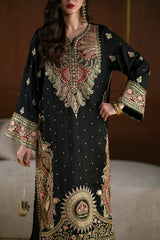 ETHNC-UNSTITCHED 2PC SILK SEQUINS EMBROIDERED SUIT-PK-15129