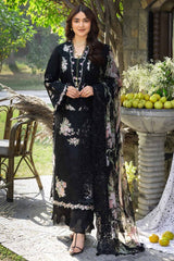 ELAF-UNSTITCHED 3PC LAWN CHIKAN EMBROIDERED SUIT-PK-4811