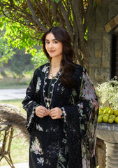 ELAF-UNSTITCHED 3PC LAWN CHIKAN EMBROIDERED SUIT-PK-4811