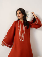 IZEL-UNSTITCHED 2PC DHANAK EMBROIDERED SUIT-PK-15073