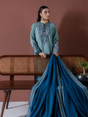 ASIM JOFA- UNSTITCHED 3PC DHANAK EMBROIDERED SUIT-PK-5767