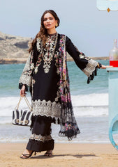ELAF-UNSTITCHED 3PC LAWN EMBROIDERED SUIT-BIC-4697