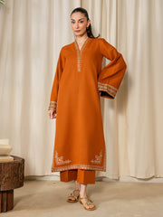 IZEL-UNSTITCHED 2PIECE DHANAK EMBROIDERED SUIT-PK-15082