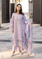 RANG RASIYA-3PC LAWN EMBROIDERED SHIRT WITH MONARK PRINT DUPATTA AND TROUSER-PK-5636