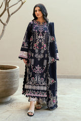 FLORENT-UNSTITCHED 3PC LAWN EMBROIDERED SUIT-PK-4826