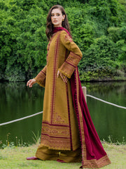 MUSHQ-UNSTITCHED 3PC DHANAK EMBROIDERED SUIT-PK-5224