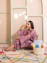 IZEL-UNSTITCHED 2PC DHANAK EMBROIDERED SUIT-PK-103