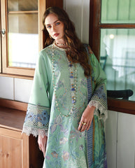 MUSHQ-UNSTITCHED 3PC LAWN HEAVY EMBROIDERED SUIT-PK-4909