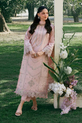 GARNET-UNSTITCHED 3PC LAWN HEAVY EMBROIDERED SUIT-PK-4840