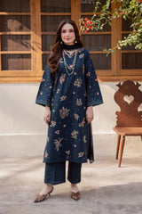 BATIK-UNSTITCHED 3PC LAWN SEQUIN EMBROIDERED SUIT-PK-4863