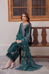 BATIK-UNSTITCHED 3PC LAWN EMBROIDERED SUIT-PK-4763