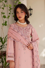 BATIK-UNSTITCHED 3PC LAWN HEAVY EMBROIDERED SUIT-PK-4743