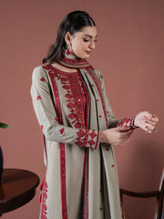 ASIM JOFA-3PC LAWN EMBROIDERED SHIRT WITH LAWN EMBROIDERED DUPATTA AND EMB TROUSER-PK-5547