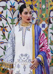 HUSSAIN REHAR- UNSTITCHED 3PC KHADDAR HEAVY EMBROIDERED SUIT-PK-5769