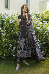 MUSHQ-UNSTITCHED 3PC LAWN EMBROIDERED SUIT-PK-4632