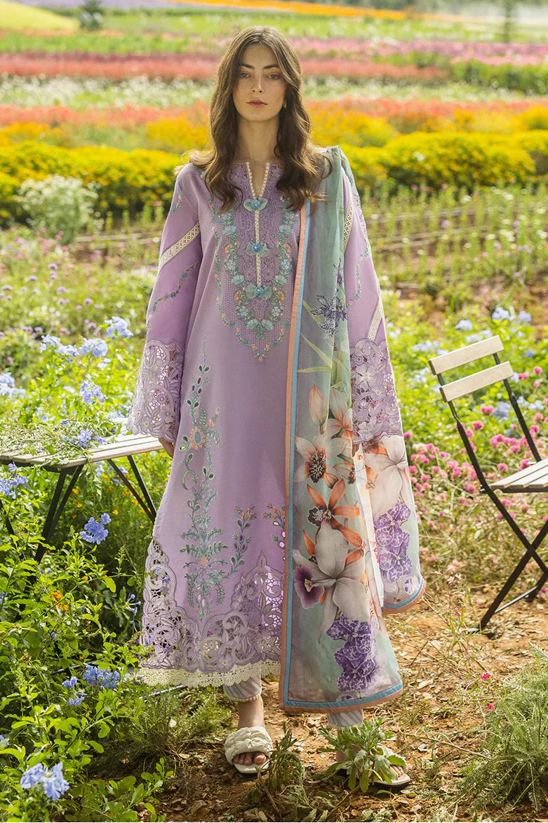 MUSHQ - UNSTITCHED 3PC DHANAK EMBROIDERED SUIT-PK-5720