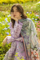 MUSHQ-UNSTITCHED 3PC LAWN EMBROIDERED SUIT-PK-4542