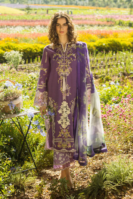 MUSHQ-UNSTITCHED 3PC DHANAK EMBROIDERED SUIT-PK-5754