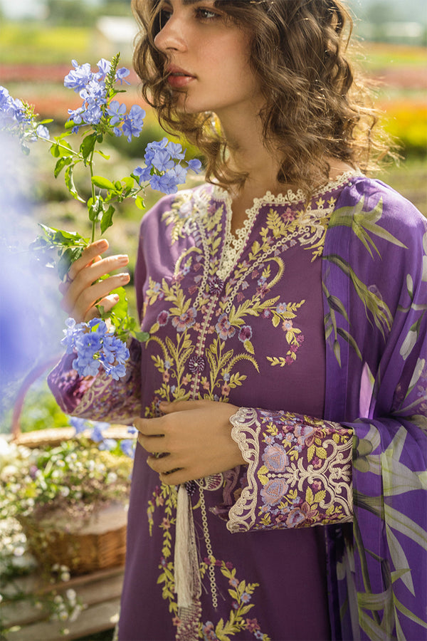 MUSHQ-UNSTITCHED 3PC DHANAK EMBROIDERED SUIT-PK-5754