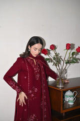 ZAIB-UNSTITCHED 3PC DHANAK EMBROIDERED SUIT-PK-5031
