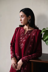 ZAIB-UNSTITCHED 3PC DHANAK EMBROIDERED SUIT-PK-5031