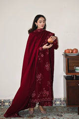 ZAIB-UNSTITCHED 3PC DHANAK EMBROIDERED SUIT-PK-5031