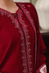 ZAIB-UNSTITCHED 3PC KARANDI EMBROIDERED SUIT-PK-5036