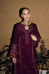 ZAIB-UNSTITCHED 2PIECE DHANAK EMBROIDERED SUIT-PK-15071