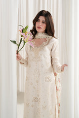 ZAIB-UNSTITCHED 3PC LAWN CHIKAN EMBROIDERED SUIT-PK-4902