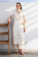 ZAIB-UNSTITCHED 3PC LAWN CHIKANKARI EMBROIDERED SUITR-PK-4881