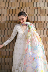 ZAIB-UNSTITCHED 3PC LAWN CHIKANKARI EMBROIDERED SUITR-PK-4881