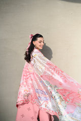ZAIB-UNSTITCHED 3PC LAWN CHIKANKARI EMBROIDERED SUIT-PK-4880