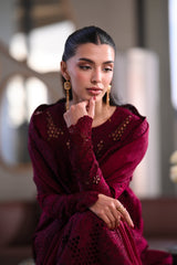 ZAIB-3PC LAWN CHIKANKAARI EMBROIDERED SUIT-PK-4896