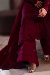 ZAIB-3PC LAWN CHIKANKAARI EMBROIDERED SUIT-PK-4896