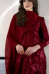 ZAIB-UNSTITCHED 3PC DHANAK EMBROIDERED SUIT-PK-5087