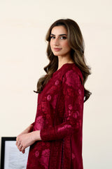 ZAIB-UNSTITCHED 3PC DHANAK EMBROIDERED SUIT-PK-5087