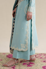ZAIB-UNSTITCHED 3PC LAWN EMBROIDERED SUIT-PK-4916