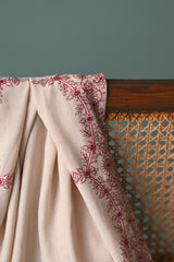 ZAIB-UNSTITCHED 3PC DHANAK EMBROIDERED SUIT-PK-4352