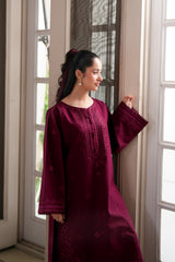 ZAIB-UNSTITCHED 2PIECE DHANAK EMBROIDERED SUIT-PK-15131