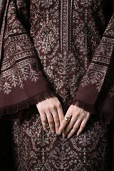 ZAIB-UNSTITCHED 3PC KARANDI EMBROIDERED SUIT-PK-5294