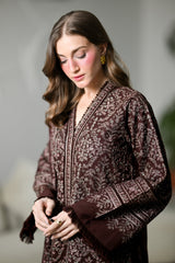 ZAIB-UNSTITCHED 3PC KARANDI EMBROIDERED SUIT-PK-5294