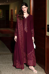 ZAIB-UNSTITCHED 3PC KARANDI EMBROIDERED SUIT-PK-5316