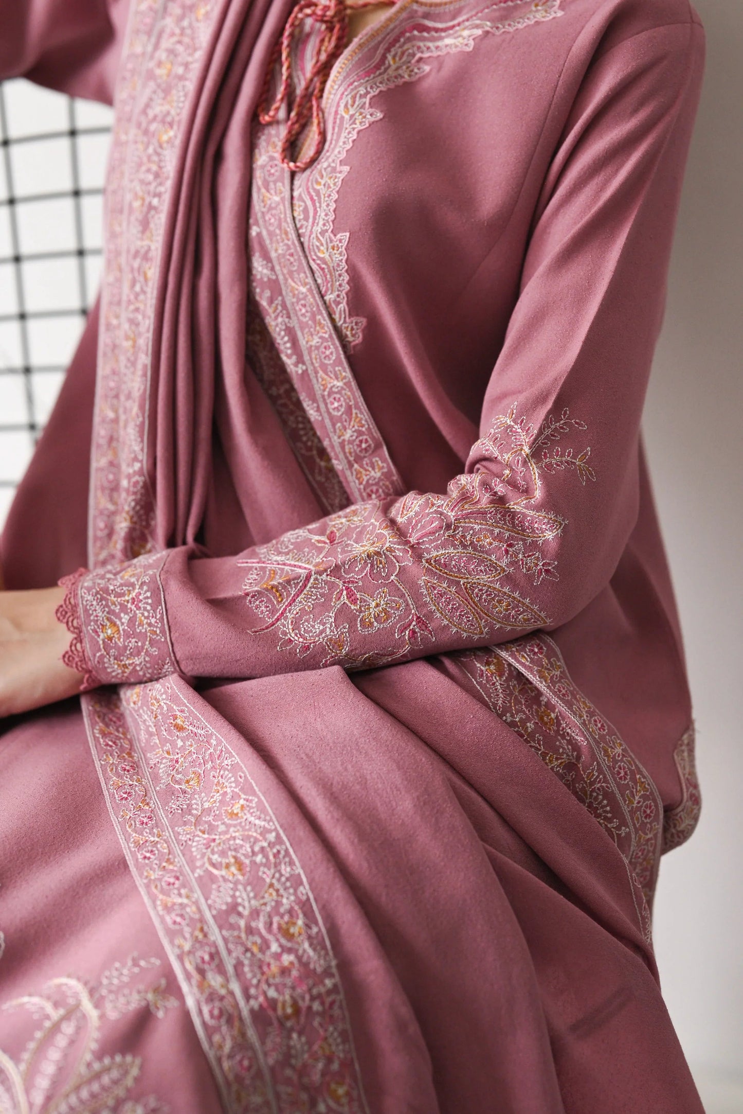 BATIK-UNSTITCHED 3PC DHANAK EMBROIDERED SUIT-PK-5784