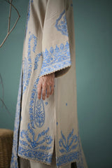 ZAIB-UNSTITCHED 3PC DHANAK EMBROIDERED SUIT-PK-5270
