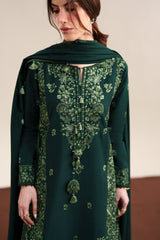 ZAIB-UNSTITCHED 3PC KARANDI EMBROIDERED SUIT-PK-5315