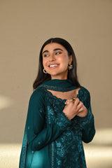 ZAIB-UNSTITCHED 3PC LAWN EMBROIDERED SUIT-PK-4512